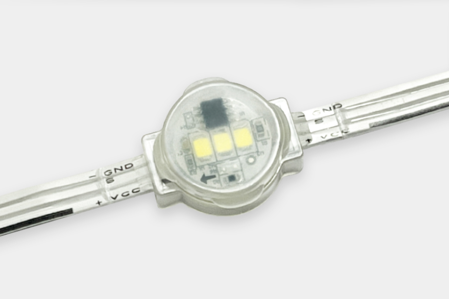 Видеомодуль Медиа Смарт 3 белый 2835 SPI, 0,3 Вт, 12В, диаметр 20 мм