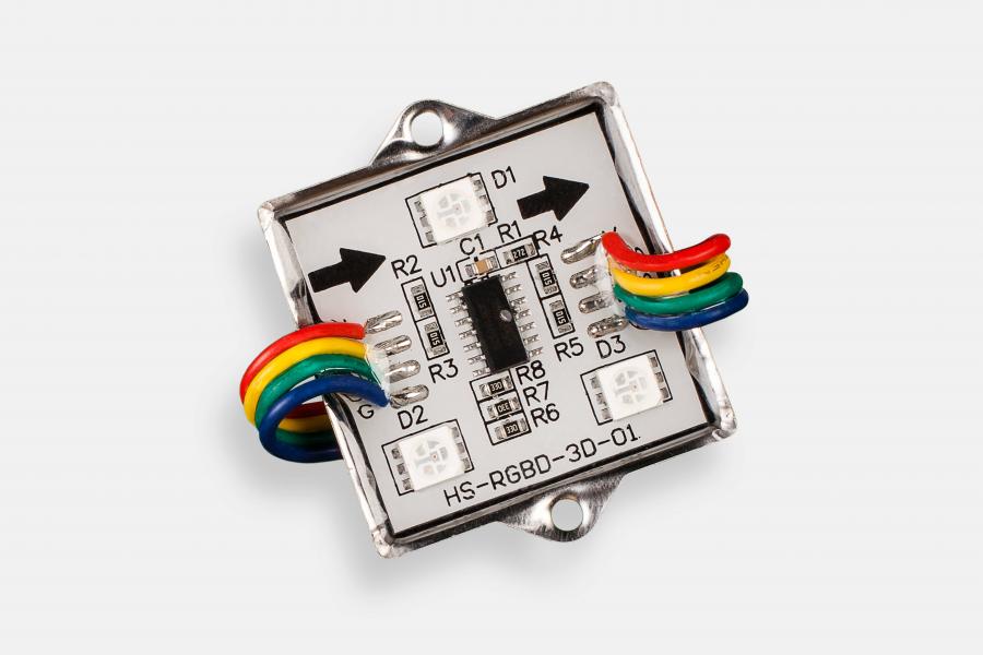SMD-модуль 3 диода Классик Стандарт RGB,HL, управляемый