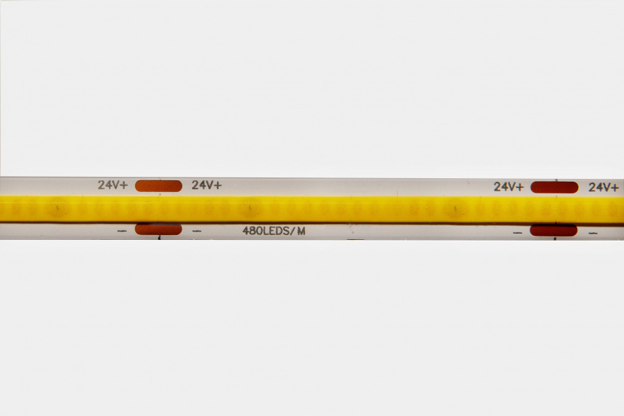 Лента COB 480, 24В, 10Вт/м, IP20, 8 мм, 4000K, 5 м