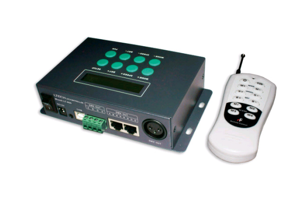 DMX-контроллер с пультом, 1 порт, LT-800