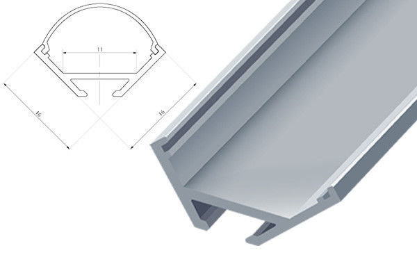 Профиль угловой, алюминиевый, анодированный СПУ1616-А 2м