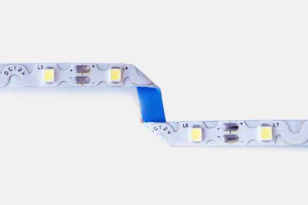 Лента S-образная, 300 диодов, 2835, 3000K, IP20, 12V, 5 метров